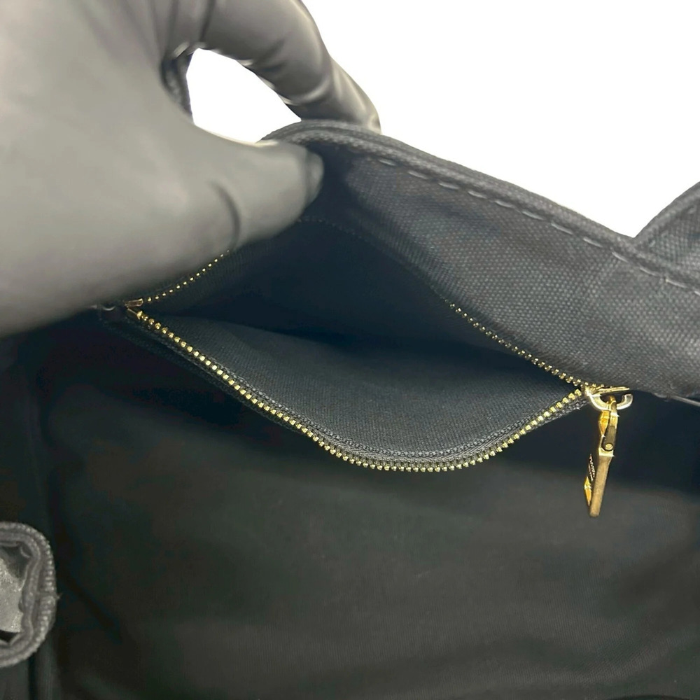 PRADA Black Canvas Shoulder Bag - Picture 10 of 10